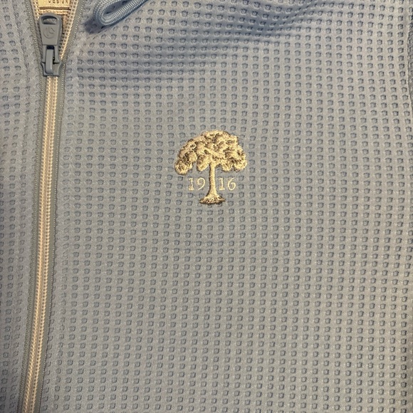 Straight Down Women’s Zip Up Eliza Jacket Hoodie Blue Waffle Golf Active- Large - Picture 5 of 13